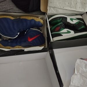 Jordan Athletic Shoes - Blue and Green